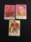 3 Card Lot of 1959 Topps Football Cards - #70, #71, #72 Vintage Football Cards