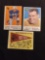 3 Card Lot of 1959 Topps Football Cards - #109, #110, #111 Vintage Football Cards