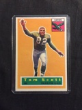 1956 Topps #112 TOM SCOTT Eagles Vintage Football Card