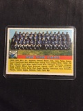 1956 Topps #113 NEW YORK GIANTS Team Card Vintage Football Card