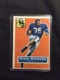 1956 Topps #12 ALAN AMECHE Colts Vintage Football Card