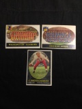 3 Card Lot of 1958 Topps Football Cards - #27, #28, #29 Vintage Football Cards