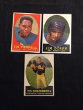 3 Card Lot of 1958 Topps Football Cards - #42, #43, #44 Vintage Football Cards