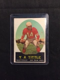 1958 Topps #86 Y.A. TITTLE 49ers Vintage Football Card