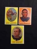 3 Card Lot of 1958 Topps Football Cards - #97, #98, #99 Vintage Football Cards