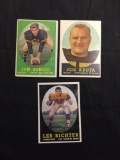 3 Card Lot of 1958 Topps Football Cards - #103, #104, #105 Vintage Football Cards