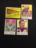 4 Card Lot of 1959 Topps Football Cards - #24, #25, #26, #27 Vintage Football Cards
