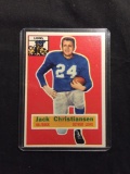 1956 Topps #20 JACK CHRISTIANSEN Lions Vintage Football Card