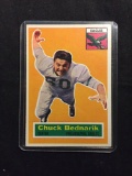 1956 Topps #28 CHUCK BEDNARIK Eagles Vintage Football Card