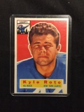 1956 Topps #29 KYLE ROTE Giants Vintage Football Card