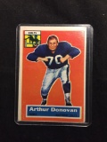 1956 Topps #36 ARTHUR DONOVAN Colts Vintage Football Card