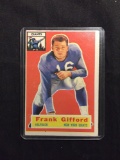 1956 Topps #53 FRANK GIFFORD Giants Vintage Football Card