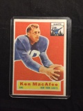 1956 Topps #65 KEN MACAFEE Giants Vintage Football Card