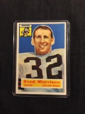 1956 Topps #81 FRED MORRISON Browns Vintage Football Card