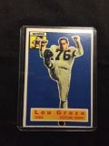 1956 Topps #9 LOU GROZA Browns Vintage Football Card