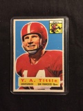 1956 Topps #86 Y.A. TITTLE 49ers Vintage Football Card