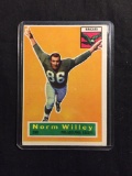 1956 Topps #88 NORM WILLEY Eagles Vintage Football Card