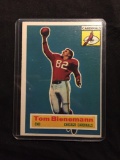 1956 Topps #10 TOM BIENEMANN Cardinals ROOKIE Vintage Football Card