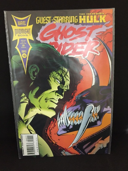 Marvel Midnight Sons Ghost Rider #49 MAY 1994 Guest Starring The Incredible Hulk