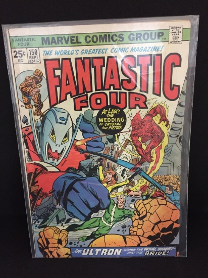 Marvel Fantastic Four #150 Ultron September 1974 Crystal/Quicksilver Wedding