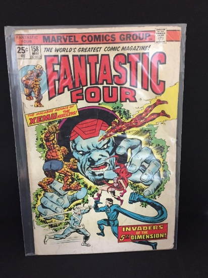 Marvel Fantastic Four #158 Xemu/Inhumans App-Stan Lee-