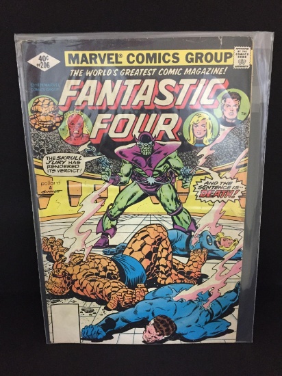 Marvel Fantastic Four #206 Bronze Age 1st Empress R'Klll Skrulls Nova Appr