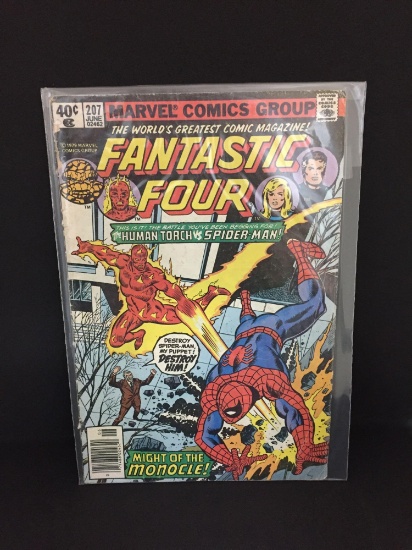 Marvel Fantastic Four #207 Human Torch v Spider-Man 1979