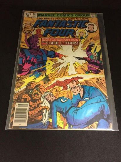 Marvel Fantastic Four #212 1979 Galactus Vs. Sphinx + Origin Watcher app