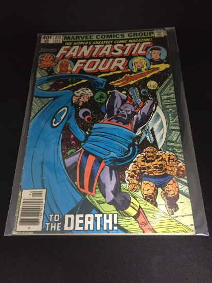 Marvel Fantastic Four #213 1979 Galactus Vs. Sphinx Great FF Battle issue!