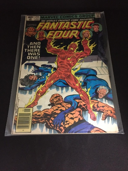 Marvel Fantastic Four #214 1980 Wolfman Byrne Bronze Age