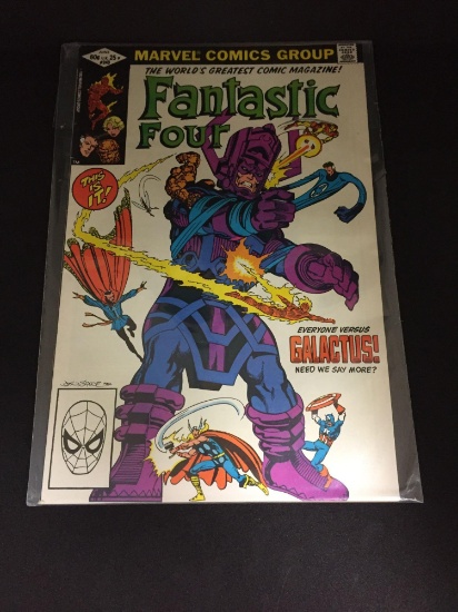 Marvel Fantastic Four #243 1982 Galactus, Terrax, Dr. Strange & Avengers