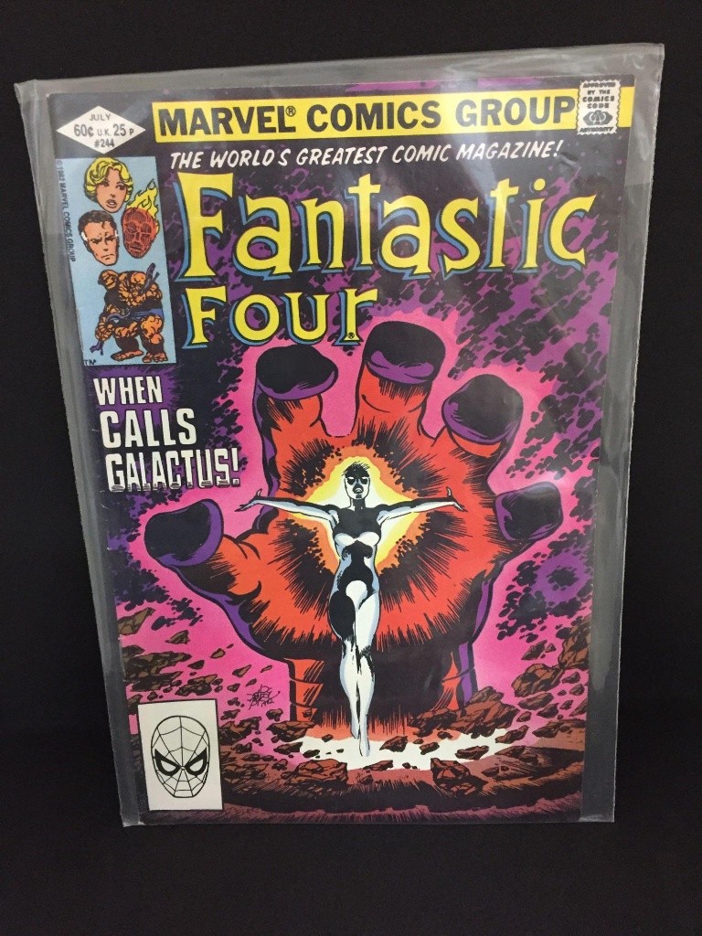 Marvel Fantastic Four #244 1982 1ST FRANKIE RAYE AS NOVA, DR Doom, Galactus  | Art, Antiques & Collectibles Collectibles Comic Books | Online Auctions |  Proxibid
