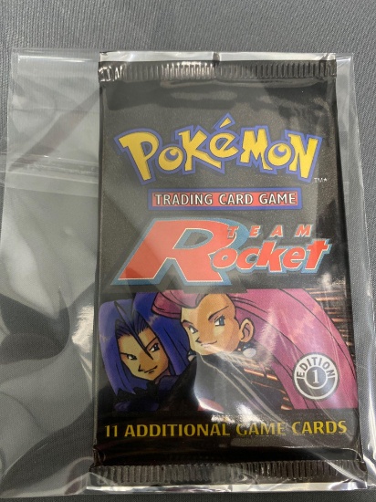 Factory Sealed Pokemon TEAM ROCKET 1st Edition Booster Pack