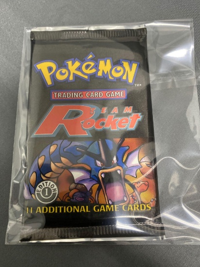 Factory Sealed Pokemon TEAM ROCKET 1st Edition Booster Pack