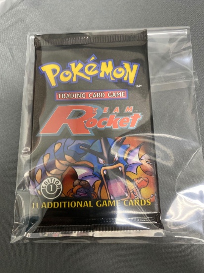 Factory Sealed Pokemon TEAM ROCKET 1st Edition Booster Pack