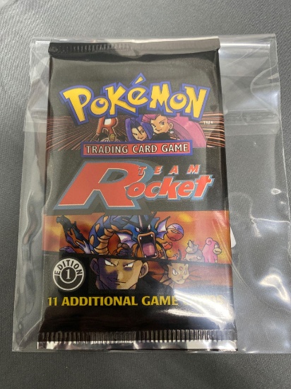 Factory Sealed Pokemon TEAM ROCKET 1st Edition Booster Pack