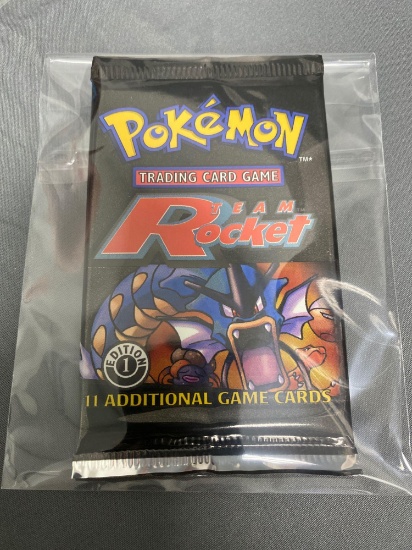 Factory Sealed Pokemon TEAM ROCKET 1st Edition Booster Pack