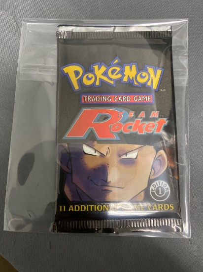 Factory Sealed Pokemon TEAM ROCKET 1st Edition Booster Pack