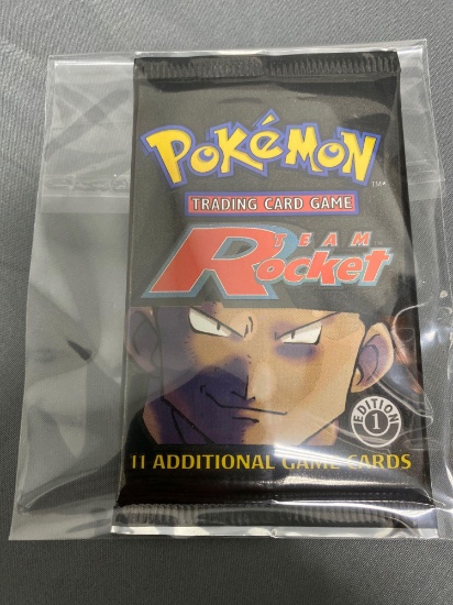 Factory Sealed Pokemon TEAM ROCKET 1st Edition Booster Pack