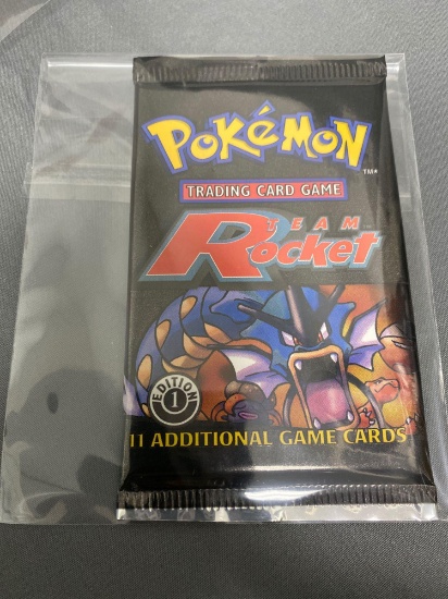 Factory Sealed Pokemon TEAM ROCKET 1st Edition Booster Pack