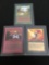 3 Card Lot of Vintage Magic the Gathering BETA Trading Cards from Collection