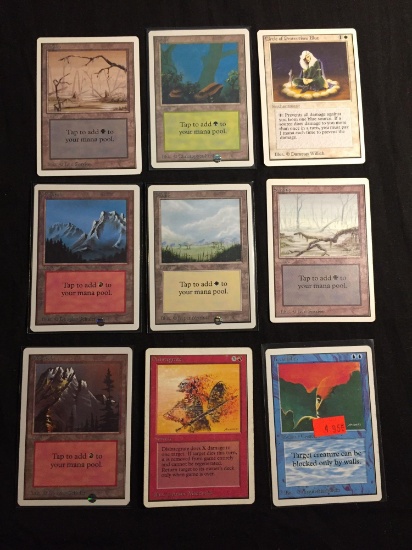 Lot of 9 MTG Magic the Gathering UNLIMITED Trading Cards from Collection