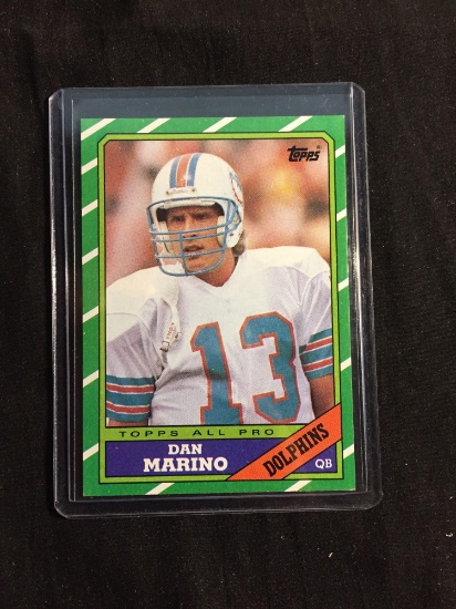 1986 Topps #45 DAN MARINO Dolphins Vintage Football Card
