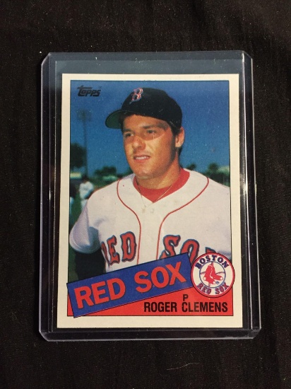 1985 Topps #181 ROGER CLEMENS Red Sox ROOKIE Baseball Card