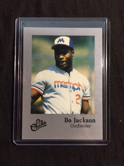 1986 Memphis Chicks BO JACKSON Minor League ROOKIE Baseball Card