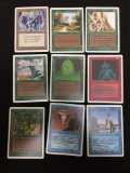 Lot of 9 MTG Magic the Gathering UNLIMITED Trading Cards from Collection