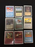 Lot of 9 MTG Magic the Gathering UNLIMITED Trading Cards from Collection