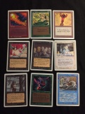 Lot of 9 MTG Magic the Gathering UNLIMITED Trading Cards from Collection