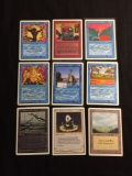 Lot of 9 MTG Magic the Gathering UNLIMITED Trading Cards from Collection