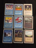 Lot of 9 MTG Magic the Gathering UNLIMITED Trading Cards from Collection